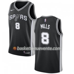 Maillot Basket San Antonio Spurs Patty Mills 8 Nike 2017-18 Noir Swingman - Homme